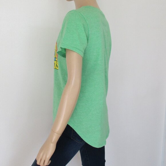 LUCKY CHARMS T-Shirt Size Medium Juniors Graphic Tee Green - Picture 6 of 10